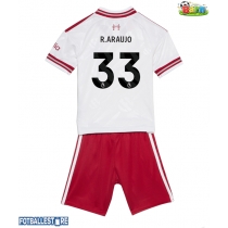Liverpool Ronald Araujo #33 Bortedraktsett Barn 2026-27 Kortermet (+ Korte bukser)